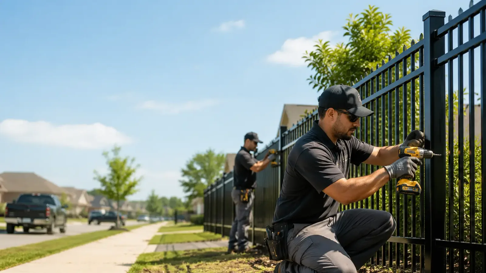 Metal Fence Installation in Cranks, KY